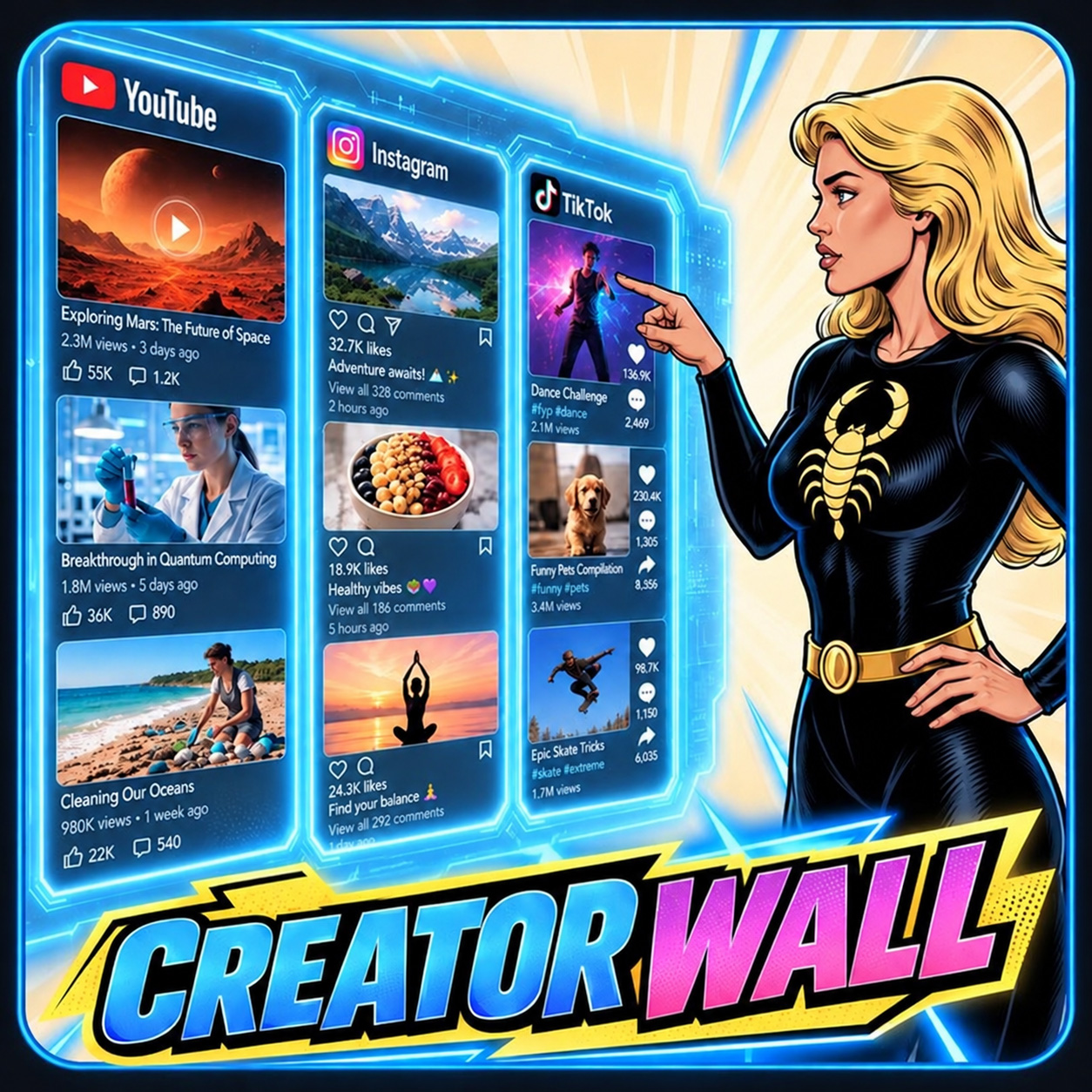 Go to your Creator Wall